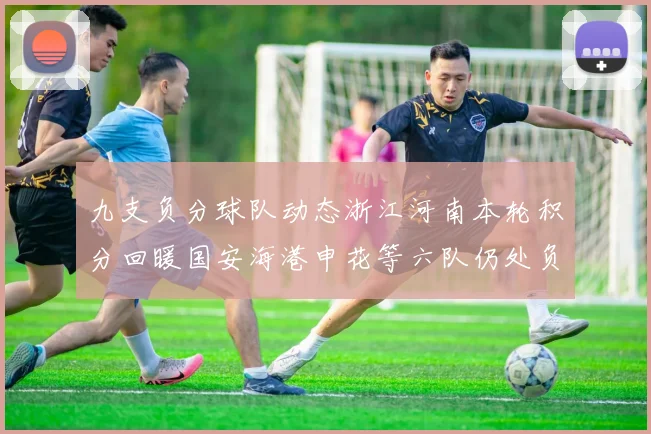九支负分球队动态浙江河南本轮积分回暖国安海港申花等六队仍处负分状态